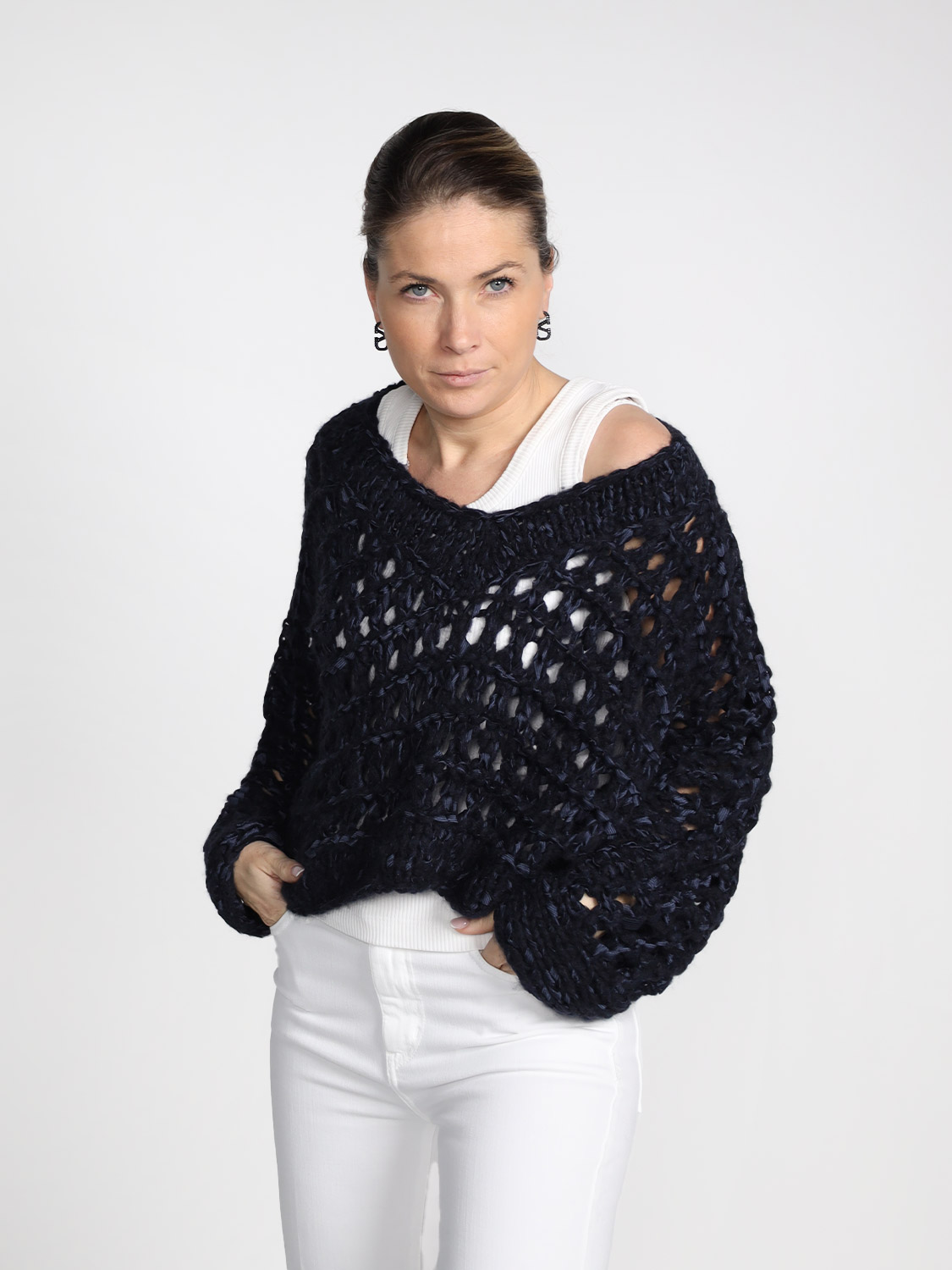 Iris von Arnim Adela - Strickpullover aus Kaschmir-Seiden-Mix  altrosa XS/S Iris von Arnim Adela - Strickpullover aus Kaschmir-Seiden-Mix  altrosa XS/S