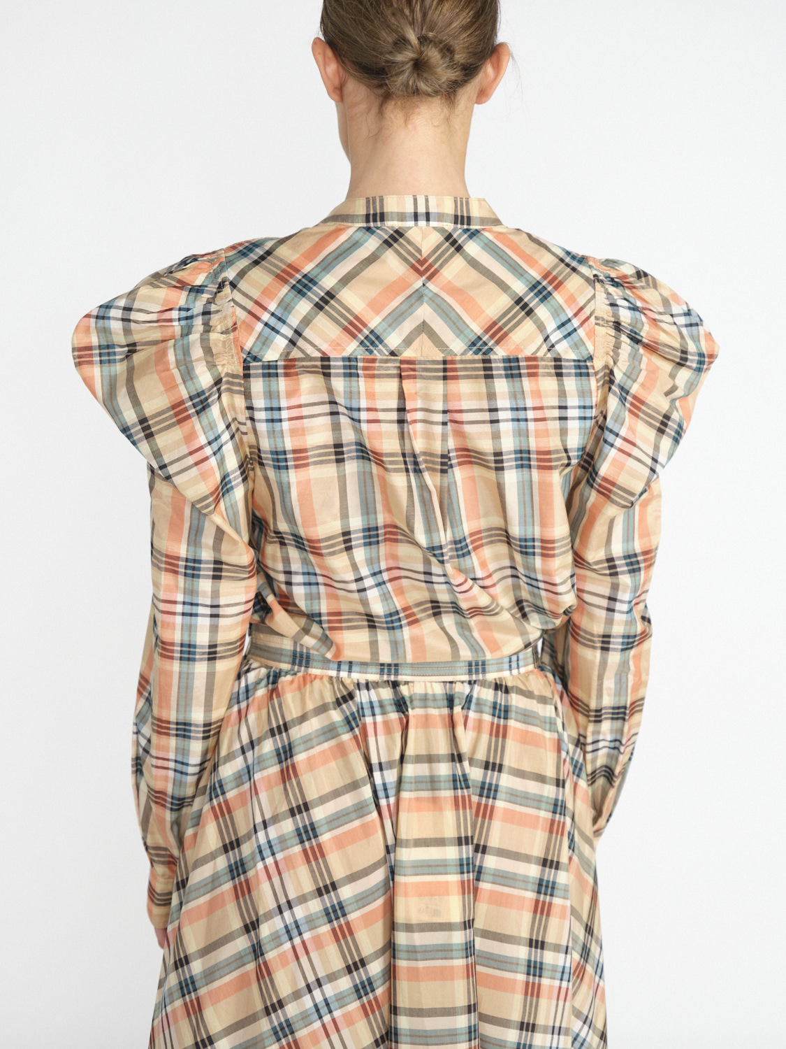 Ulla Johnson Langley blouse – checked blouse made from a silk-cotton mix  multi 34