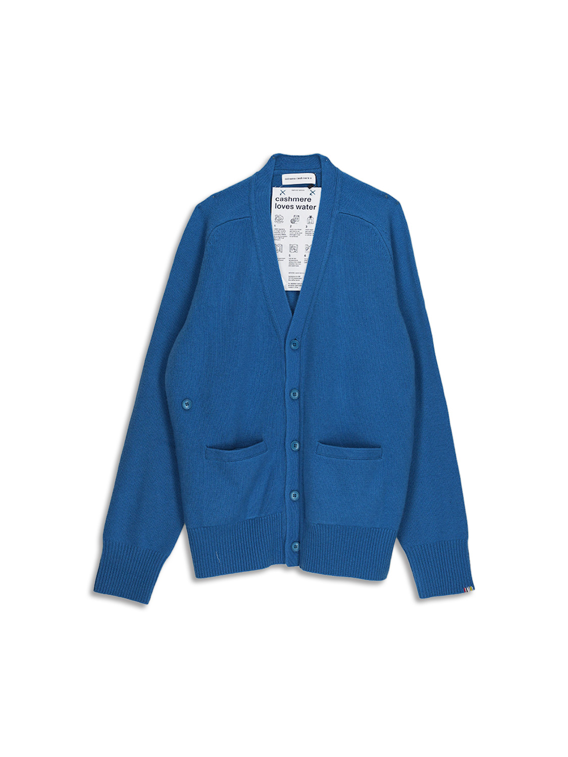 Extreme Cashmere °244 Papilli - Cardigan a maglia fine con scollo a V  blu Taglia unica