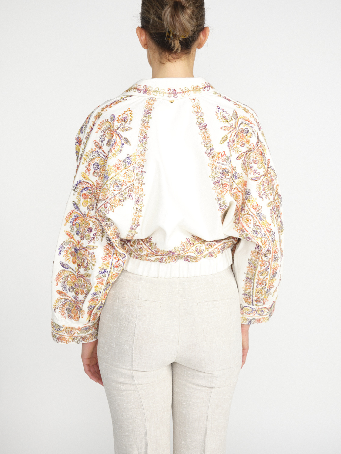 Antik Batik Neil Jacket – Short jacket with embroidery  creme 36