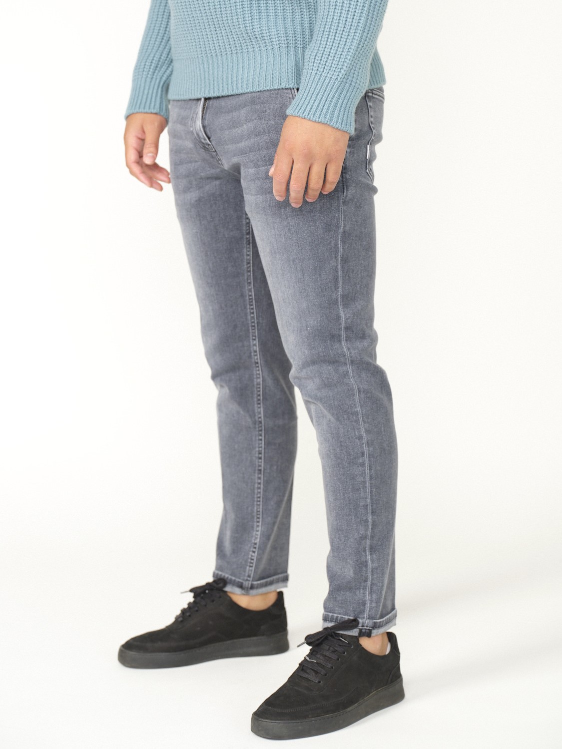 PT Torino Indie – Skinny-Jeans mit Washed-Effekten grau 32