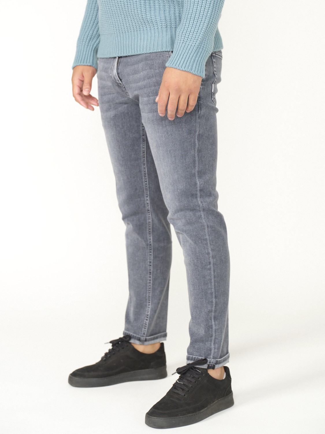 PT Torino Indie – Skinny-Jeans mit Washed-Effekten grau 33