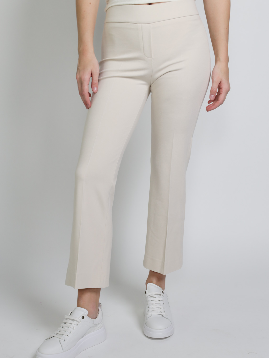 Seductive Nanette – fabric trousers  36 creme