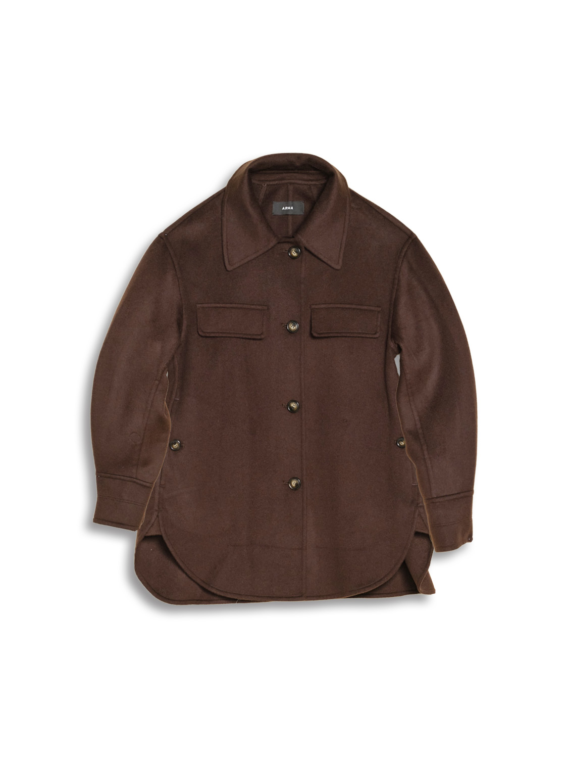 Isbeau – Jacke mit Knopfleiste aus Wolle