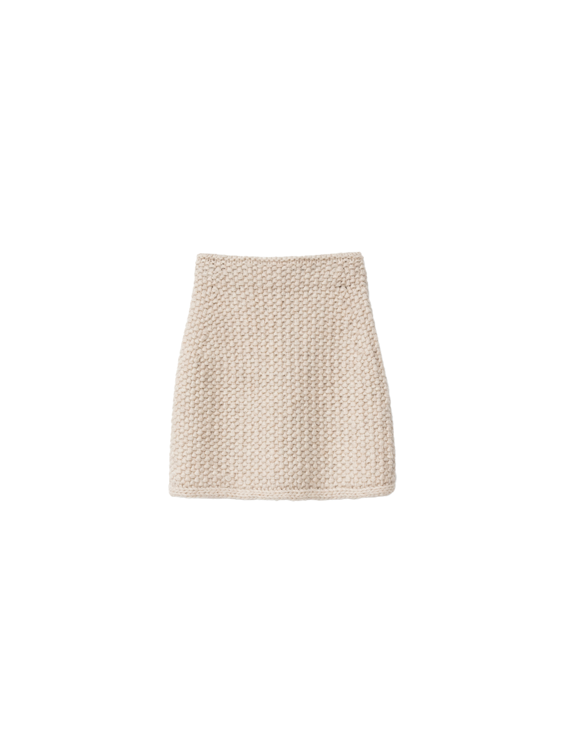 Iris von Arnim Jules – mini skirt made of cashmere-silk mix  beige XS/S
