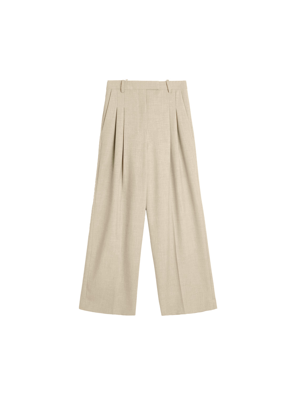 By Malene Birger Cymbaria – wide-leg trousers made from a linen blend  creme 34