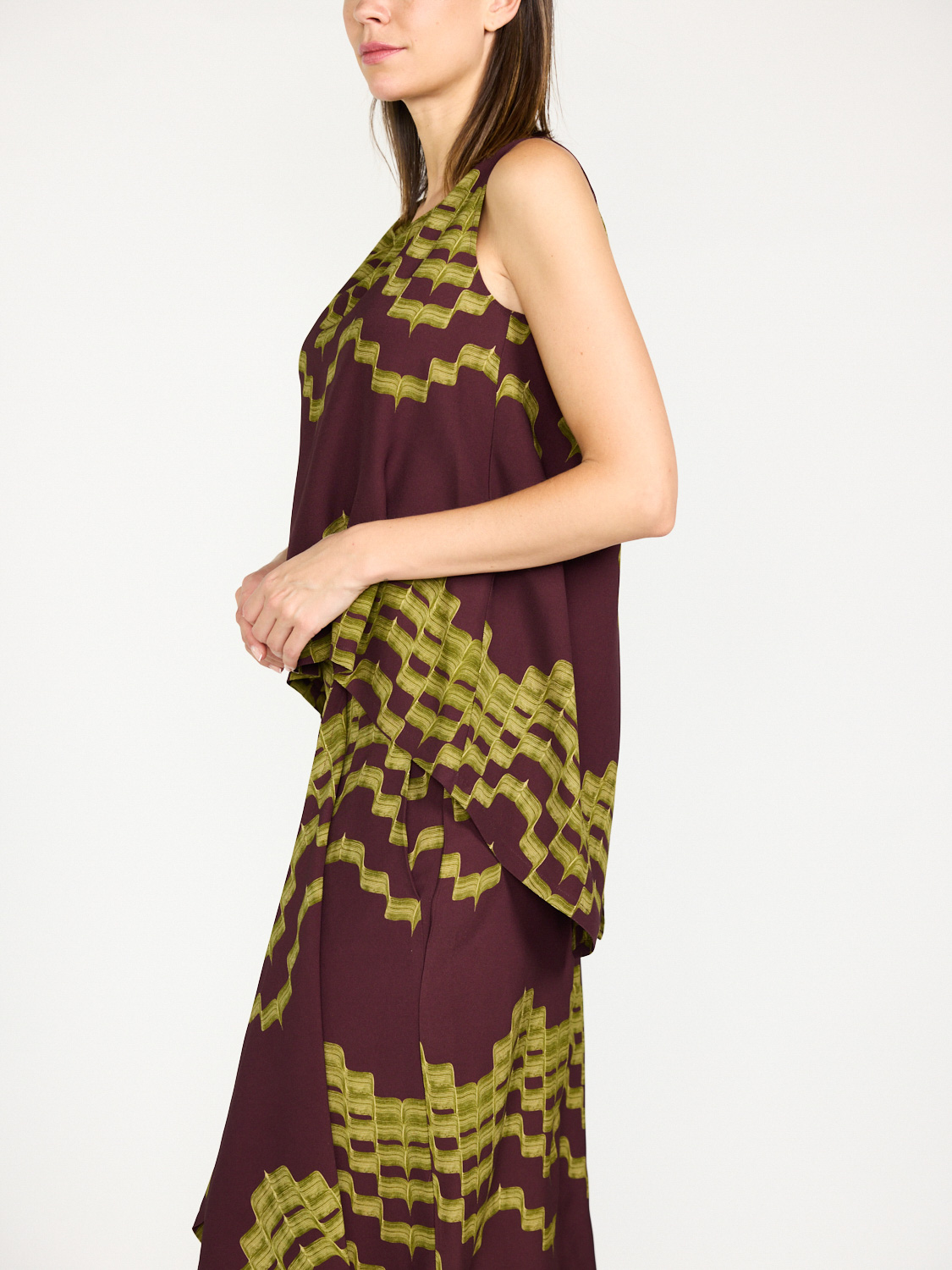 Odeeh Top mit graphischem Print bordeaux 38 Odeeh Top mit graphischem Print bordeaux 38