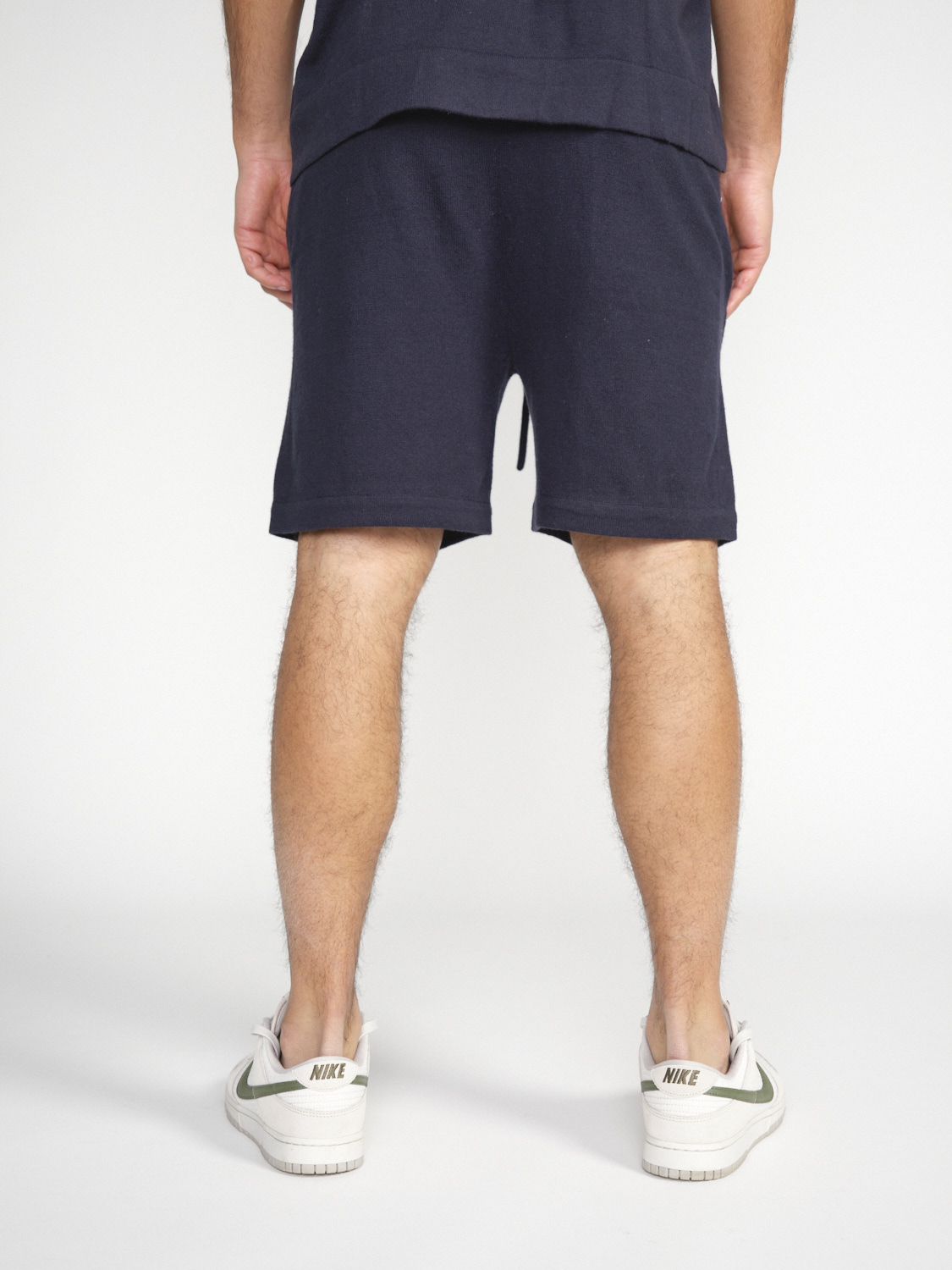 friendly hunting CC Hove -  Shorts made from a cotton-cashmere blend  marine M