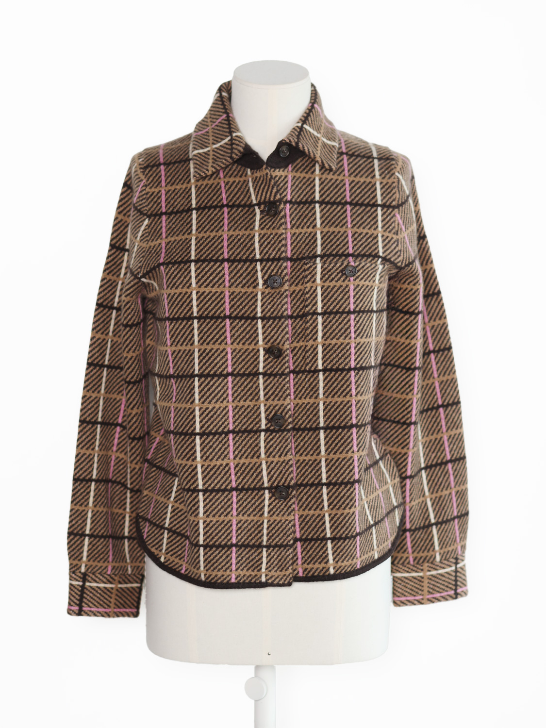 Guest in Residence Dylan Plaid –  Jacke aus Cashmere  mehrfarbig S