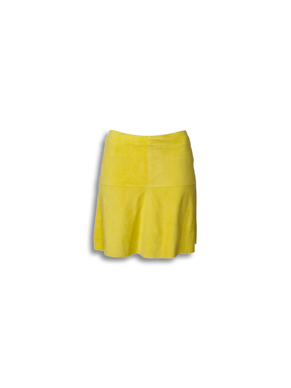 Mia Goat Suede - A-line suede mini skirt