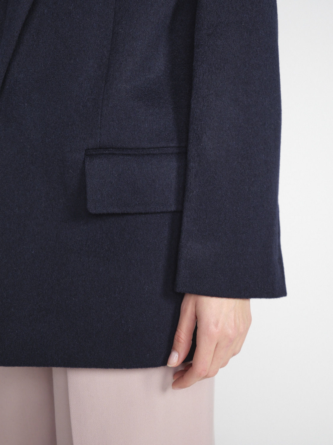 Victoria Beckham Peak Lapel - Blazer à un bouton en laine vierge   noir 34