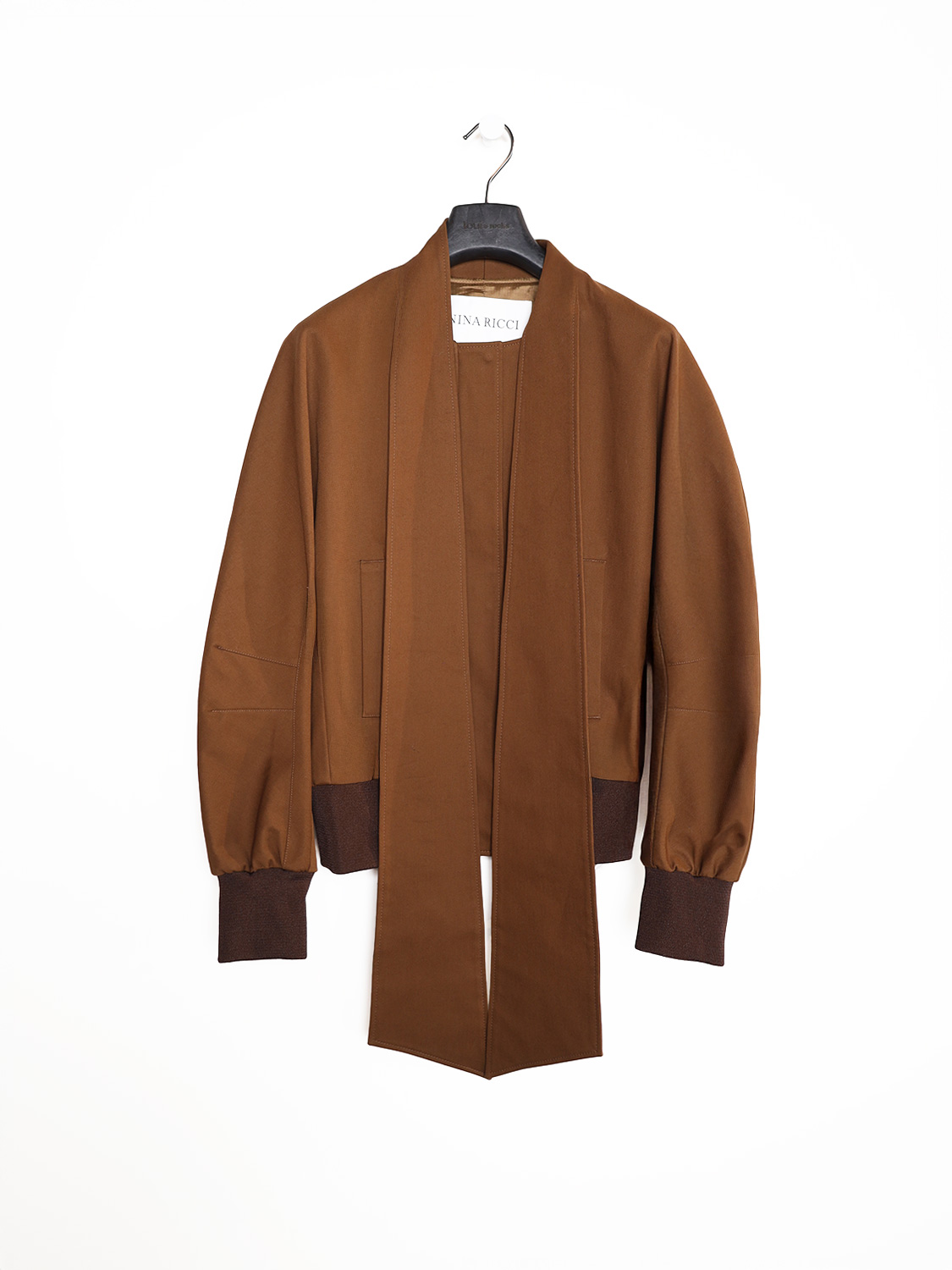 Bomberjacke mit Schal  