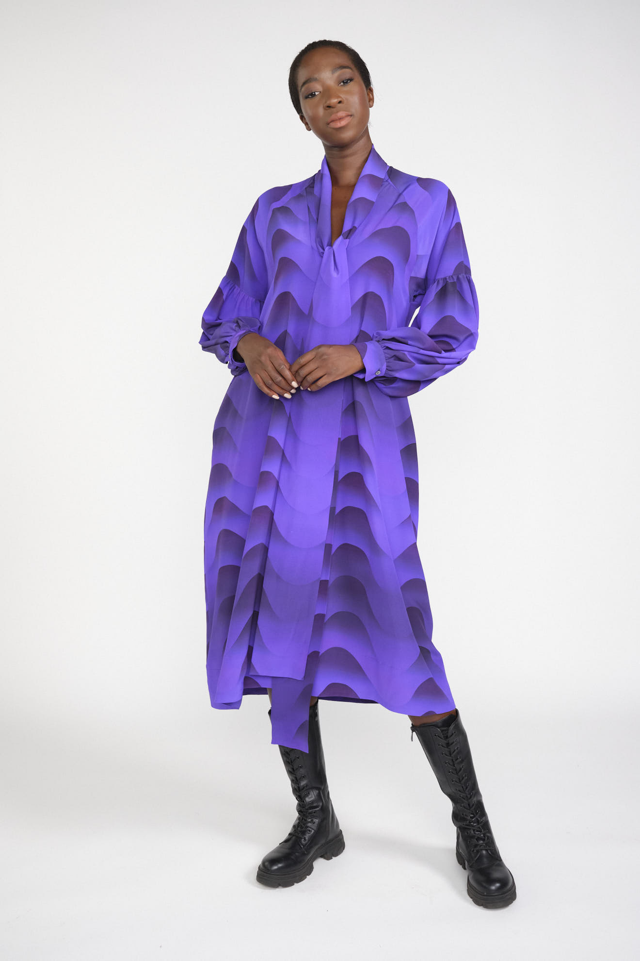 Odeeh Retro Wave Dress Odeeh Retro Wave Dress