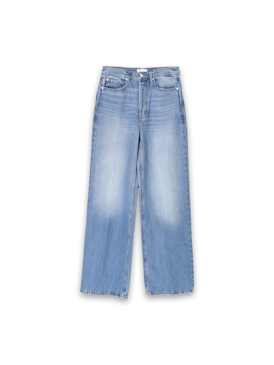 Frame The 1978 - Light-colored jeans with wide leg  blue 27