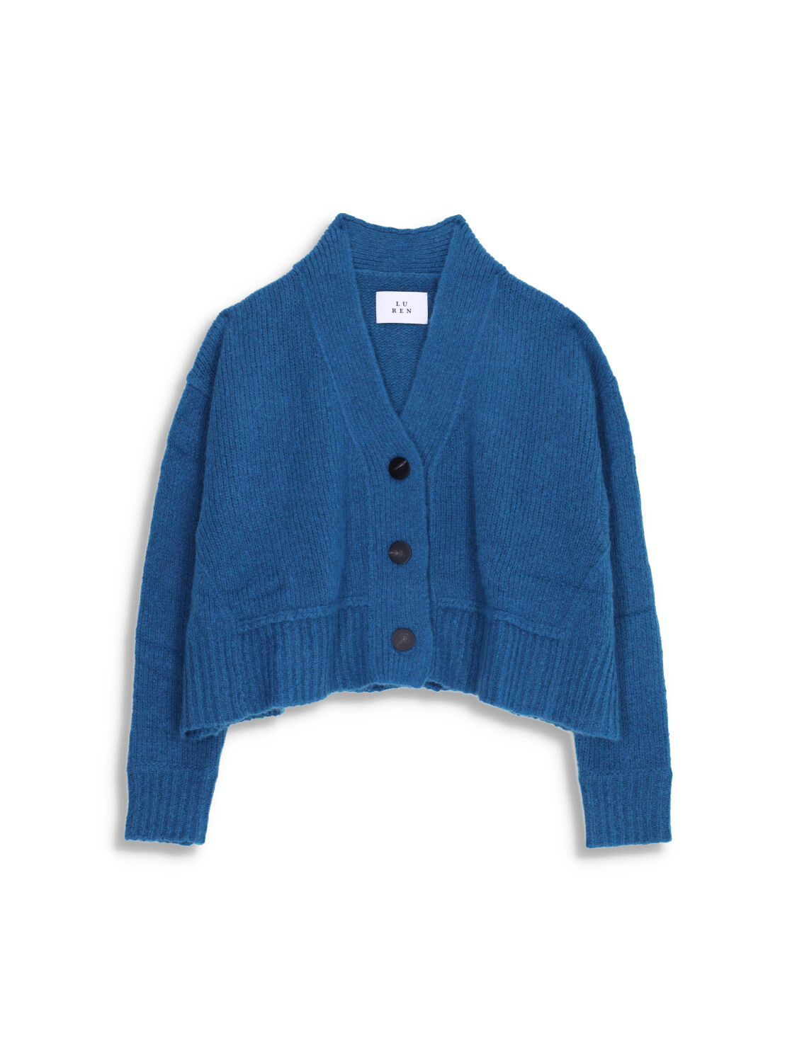 Riely D. - Cardigan oversized avec patte de boutonnage