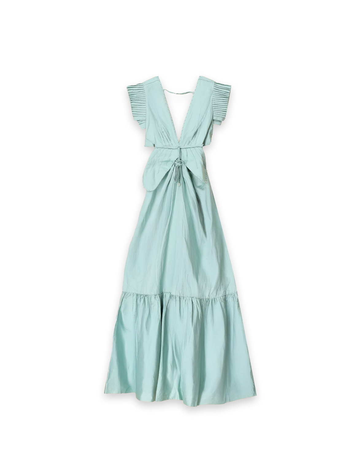 Midi dress with ruffled details 