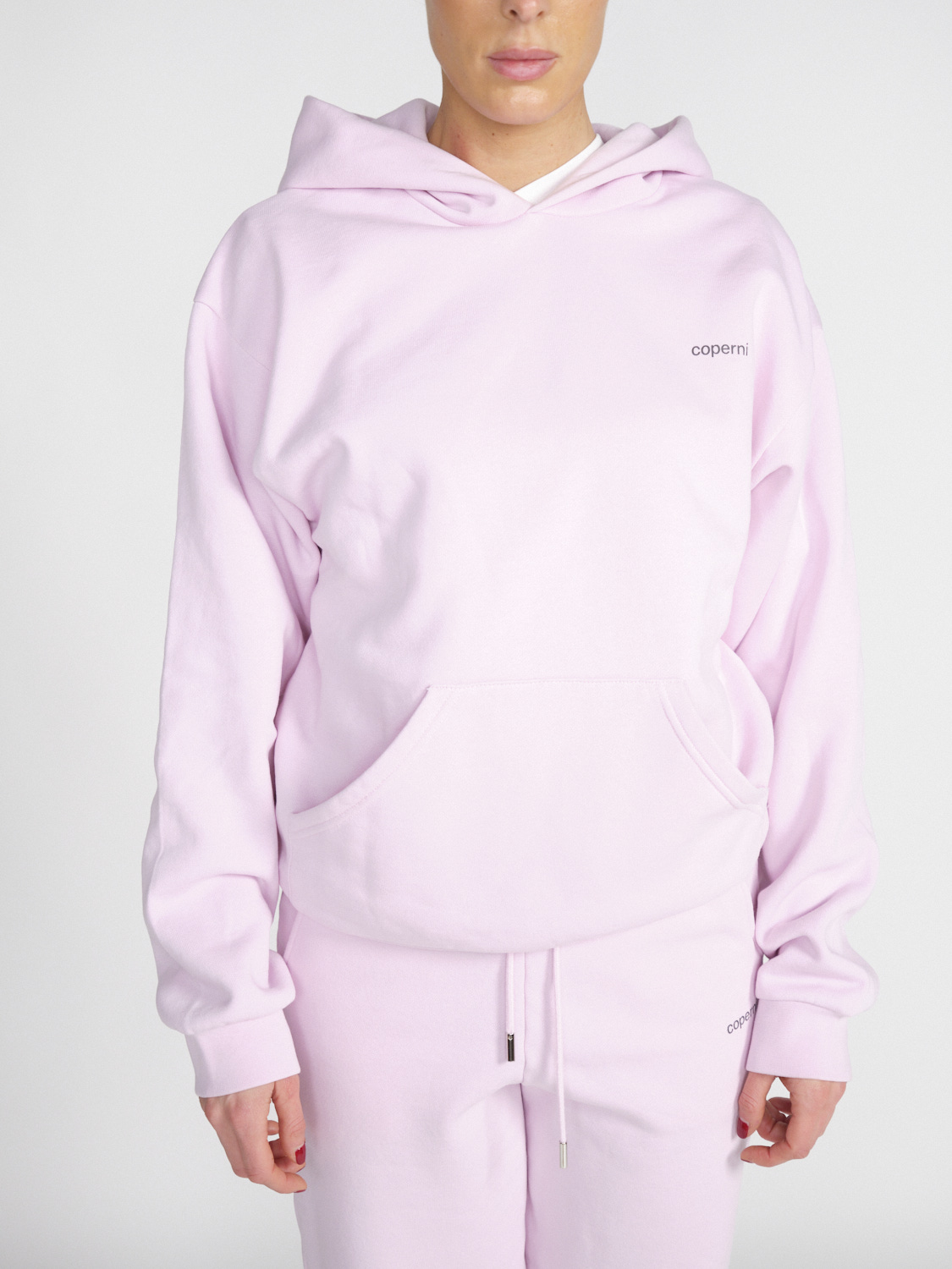 Coperni Sporty hoodie in a cotton blend   rosa S