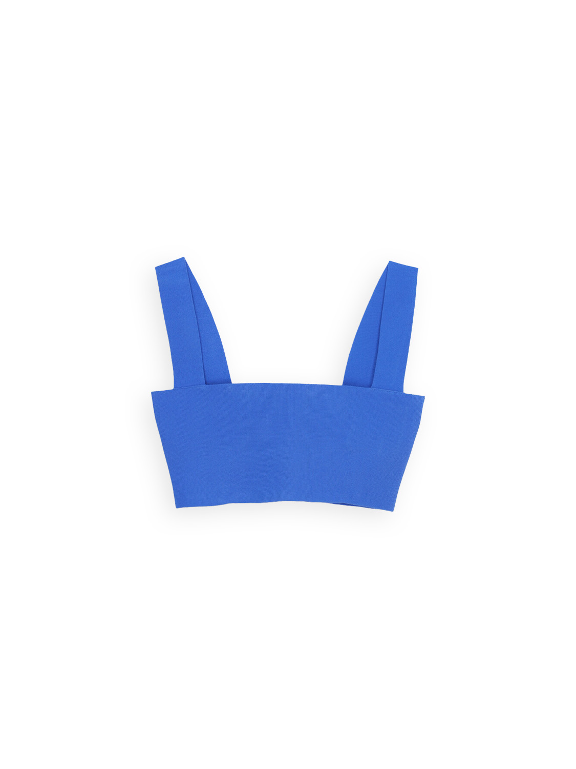 Victoria Beckham Bandeau Top - Top bustier qui souligne la silhouette bleu 34