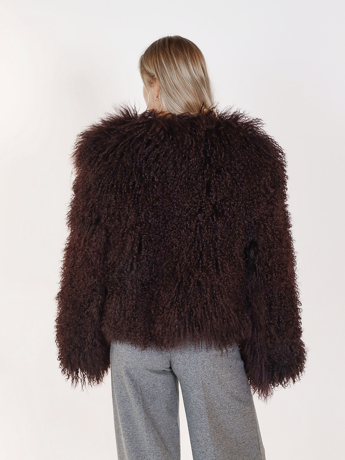 Sly010 Jeti - Lambskin jacket bordeaux 34