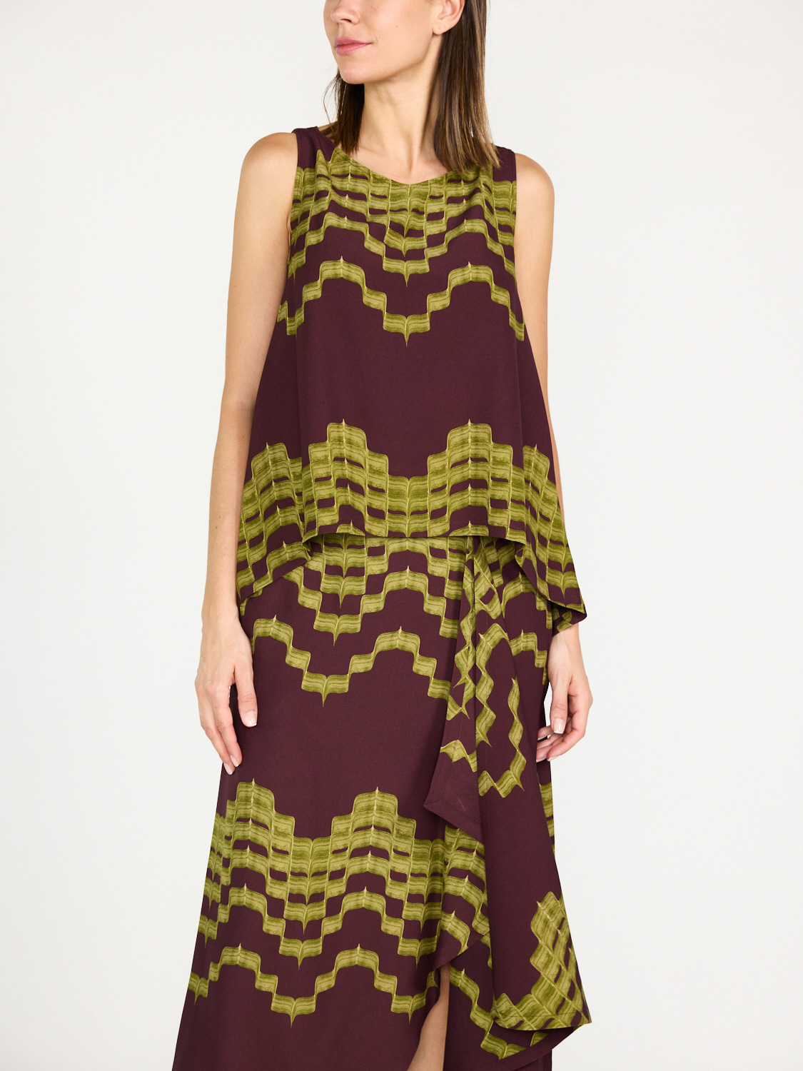 Odeeh Top mit graphischem Print bordeaux 38 Odeeh Top mit graphischem Print bordeaux 38