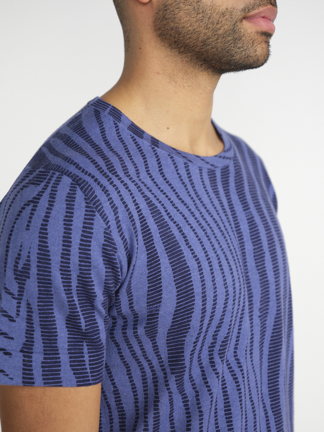 friendly hunting CC Uni – shirt made from a cotton-cashmere mix  blue XL