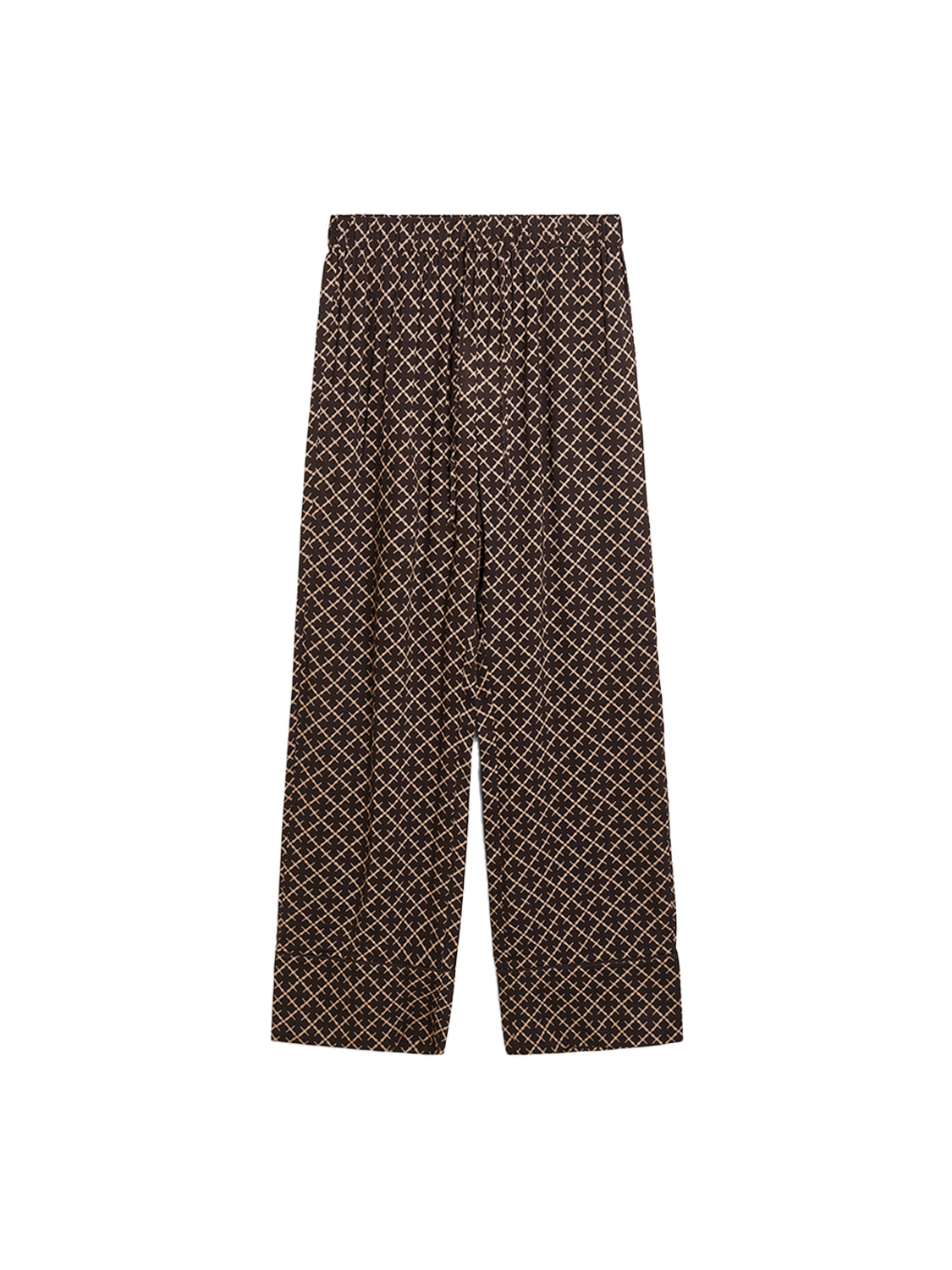 By Malene Birger Ameliano – Hose mit Design   braun 40