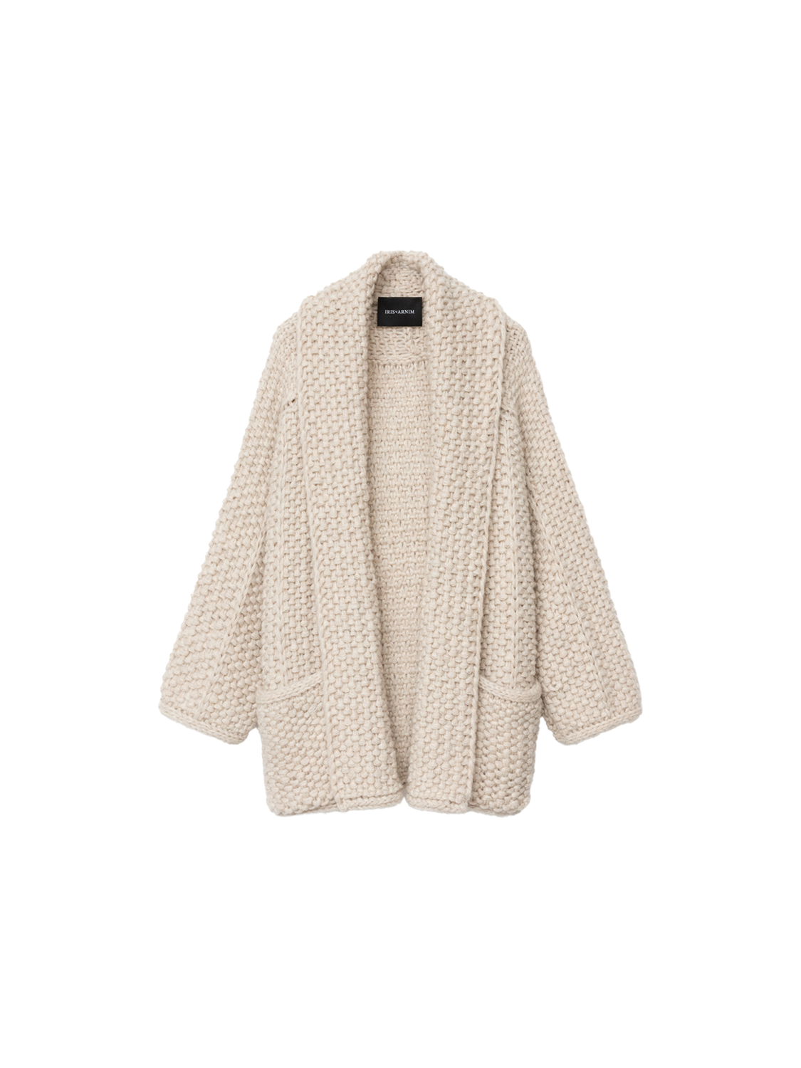 Iris von Arnim Jacey – cardigan made from a cashmere-silk mix  beige One Size