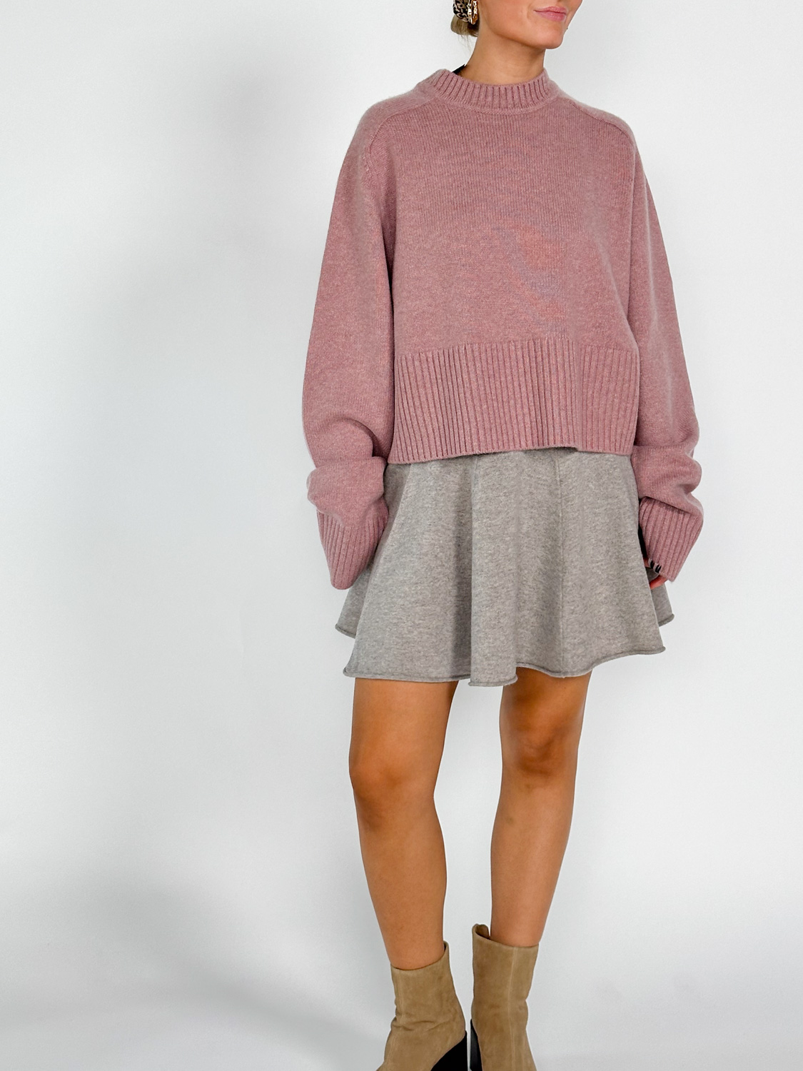 Extreme Cashmere N°256 Judith – Pullover aus Cashmere grün One Size Extreme Cashmere N°256 Judith – Pullover aus Cashmere grün One Size