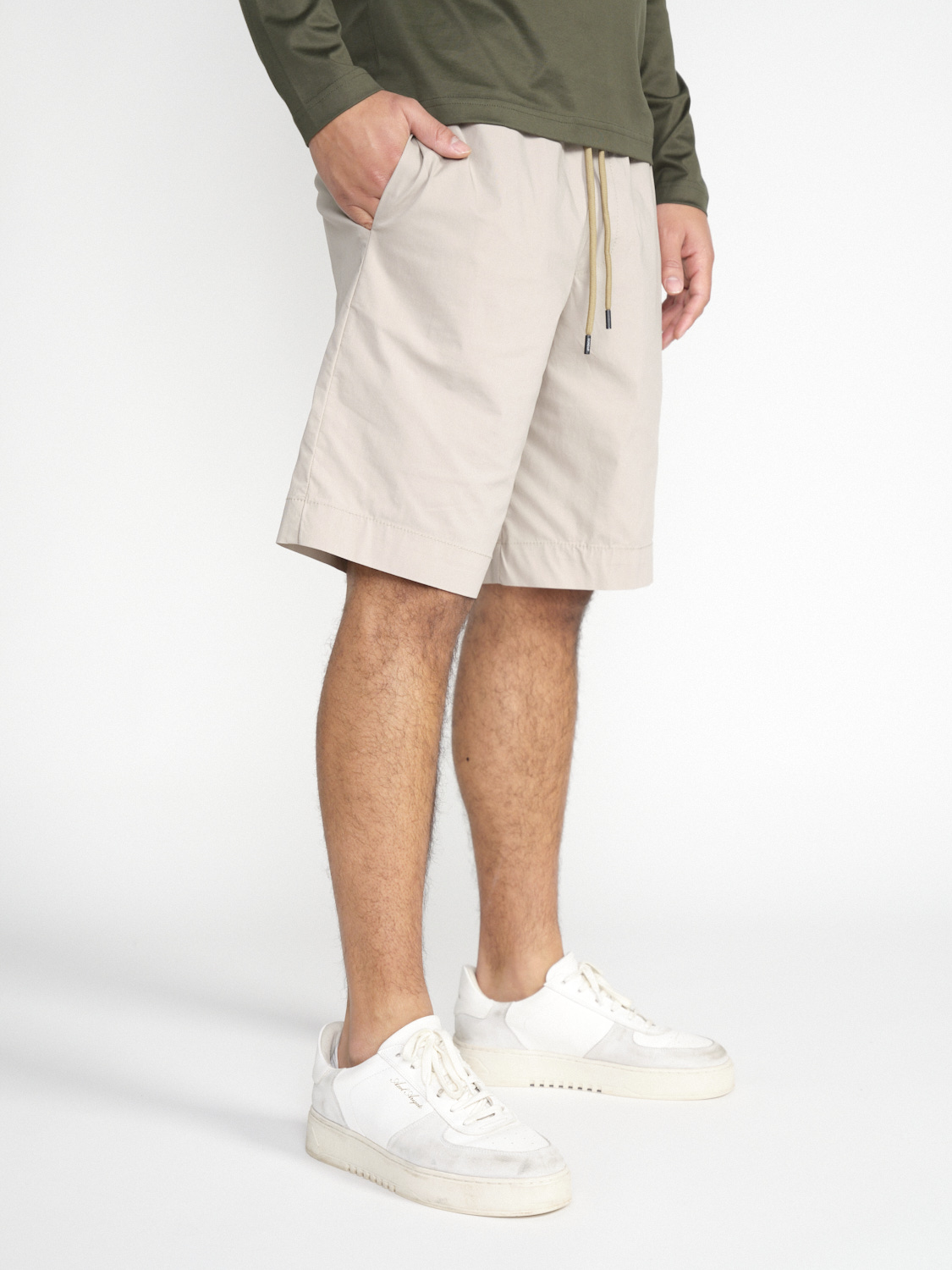 Dondup Stretchige Baumwoll-Shorts   beige 33