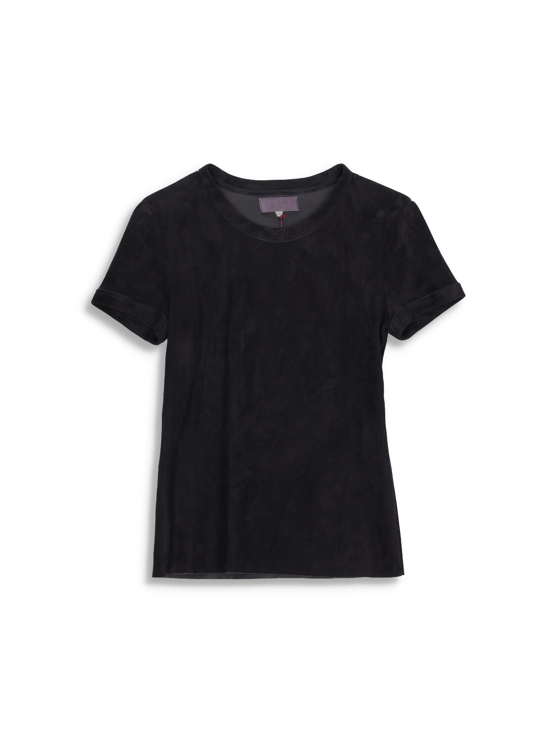 Stouls Stouls 05 – Leder T-Shirt mit Rundhals schwarz M