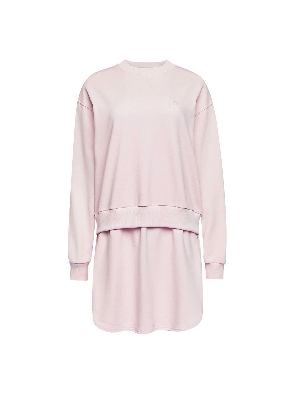JW Anderson Layered sweatshirt mini dress rosa S JW Anderson Layered sweatshirt mini dress rosa S