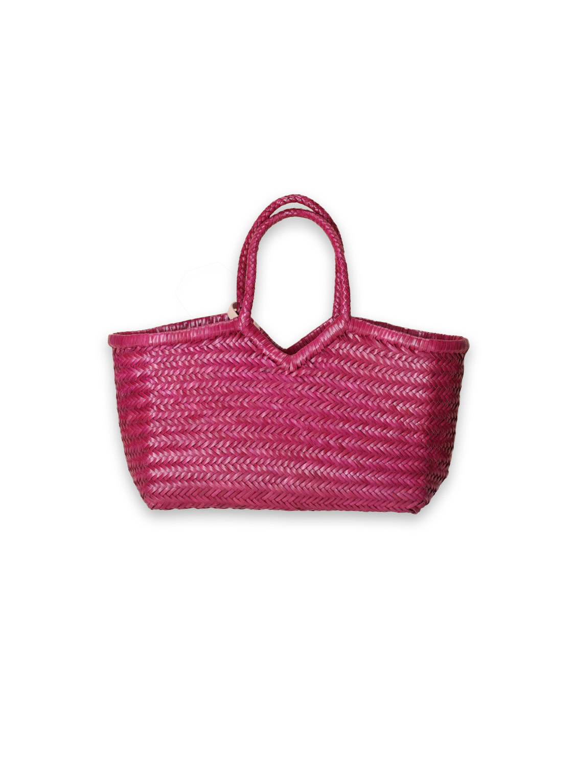Woven leather bag   