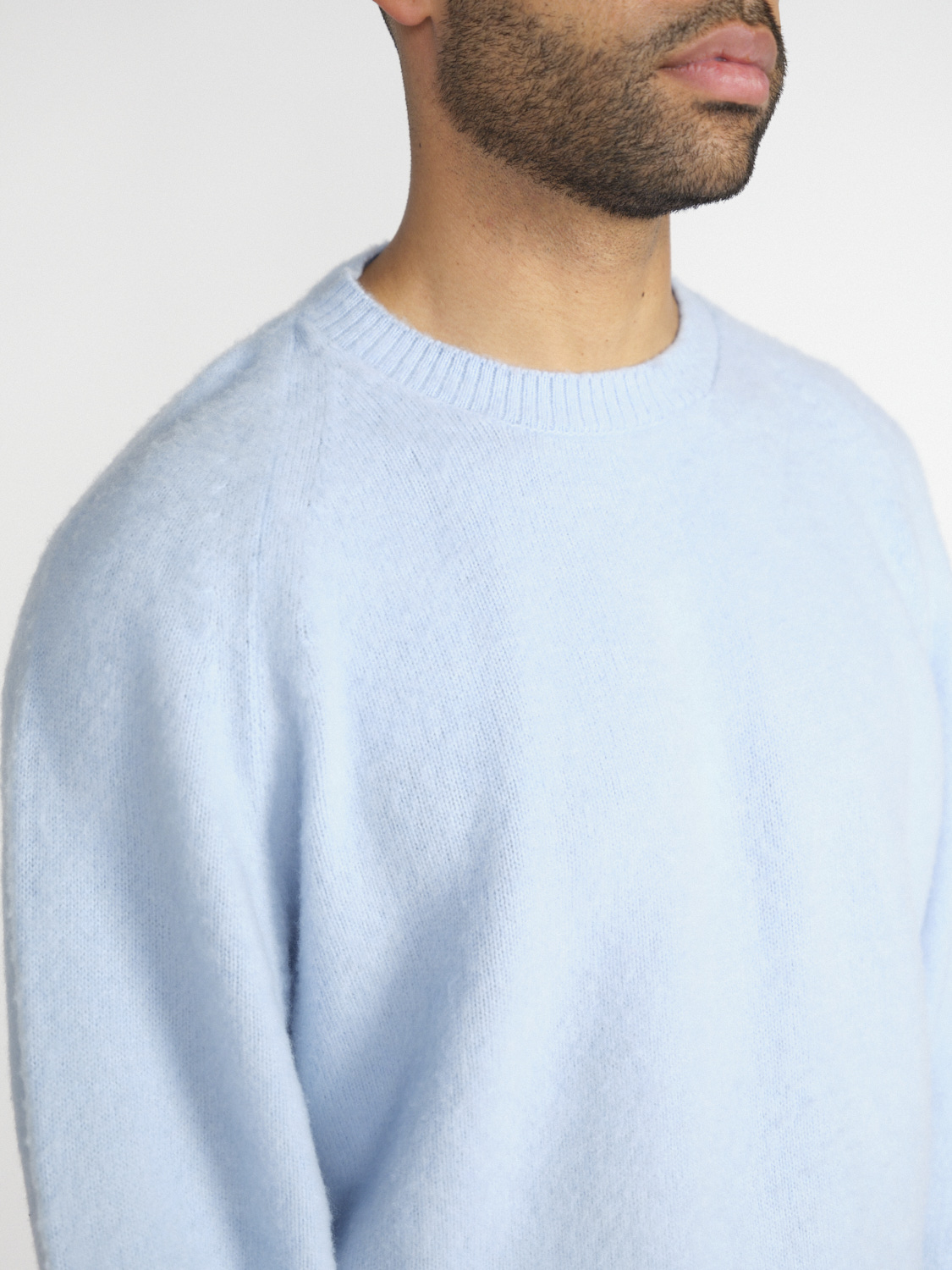 Avant Toi Extremely soft cashmere sweater  hellblau S