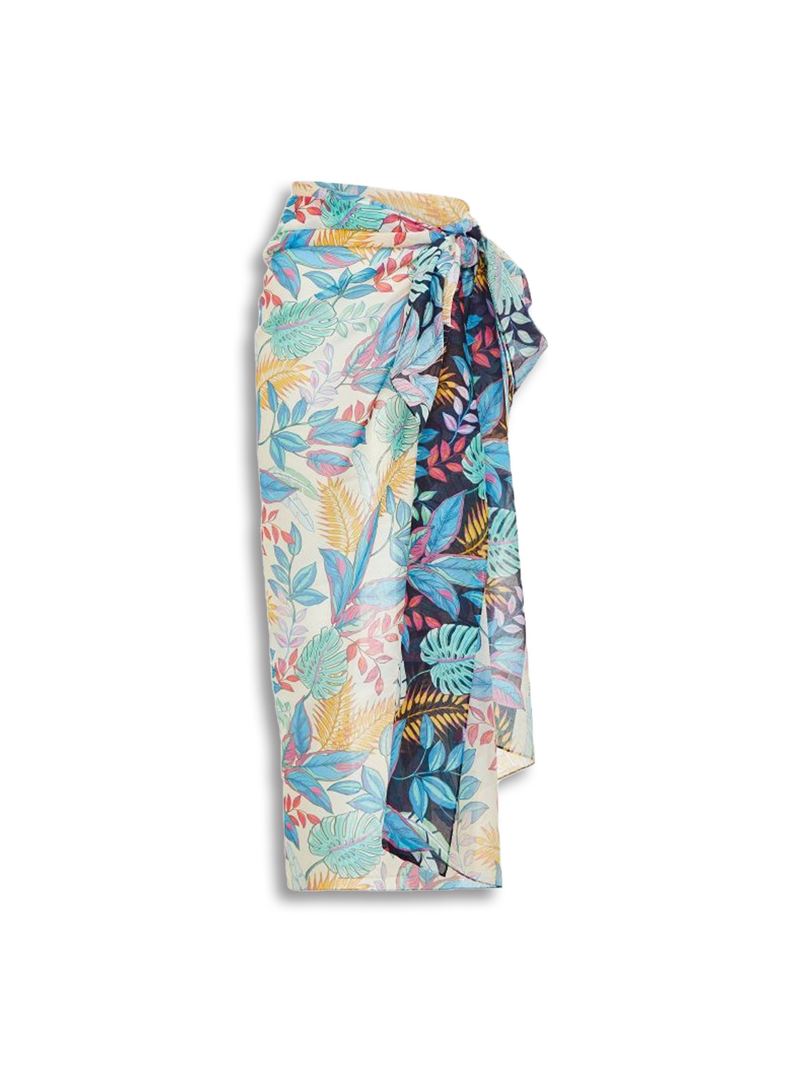 Printed Cotton Baptist - large scarf with colorful pattern print