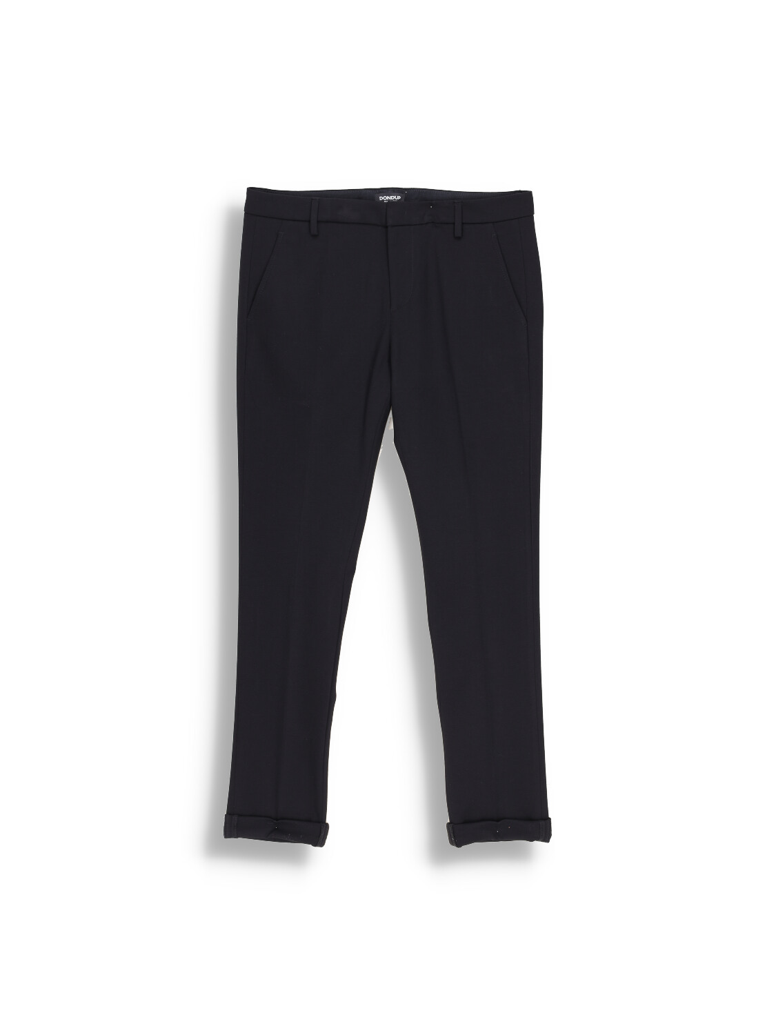 Trousers with implied pleat 