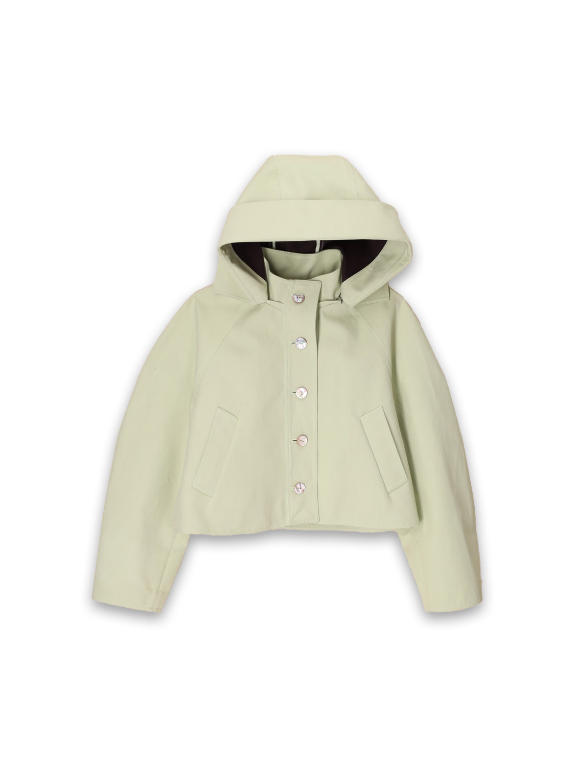 Ulla Johnson Yves Jacket - Giacca a vento in misto cotone con taglio corto  verde S