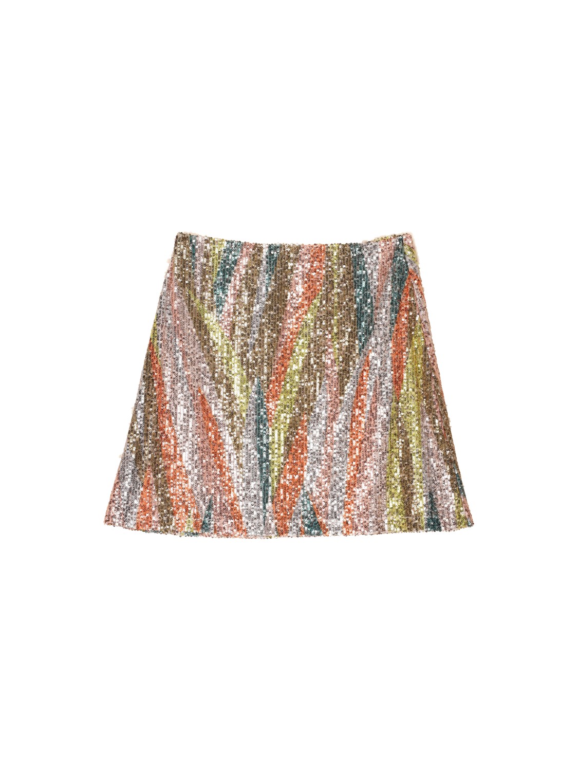 Stretchy sequin mini skirt  