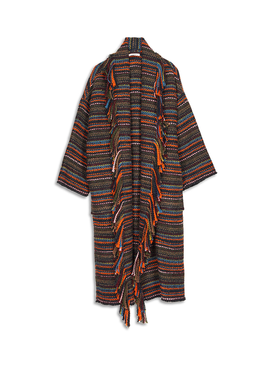  Multicolor coat - Multicolor coat in woven look 