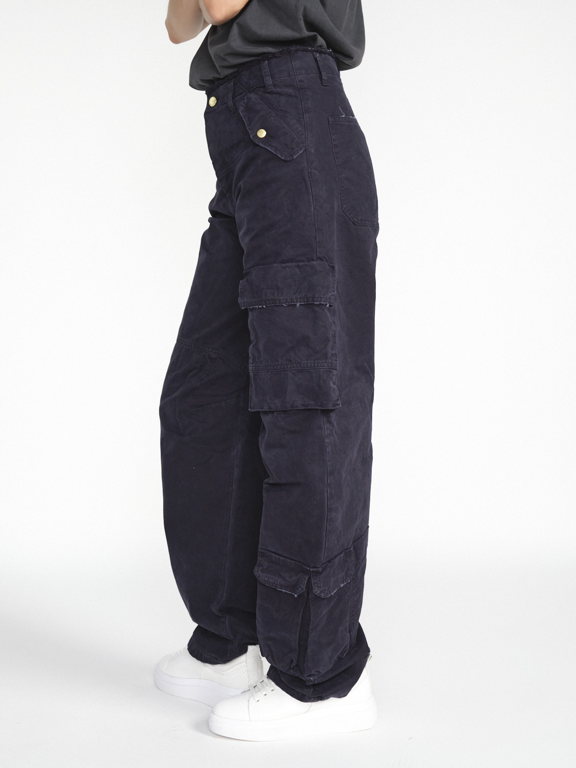 Darkpark Rosalind Denim – Oversized jeans made from soft cotton  black 28