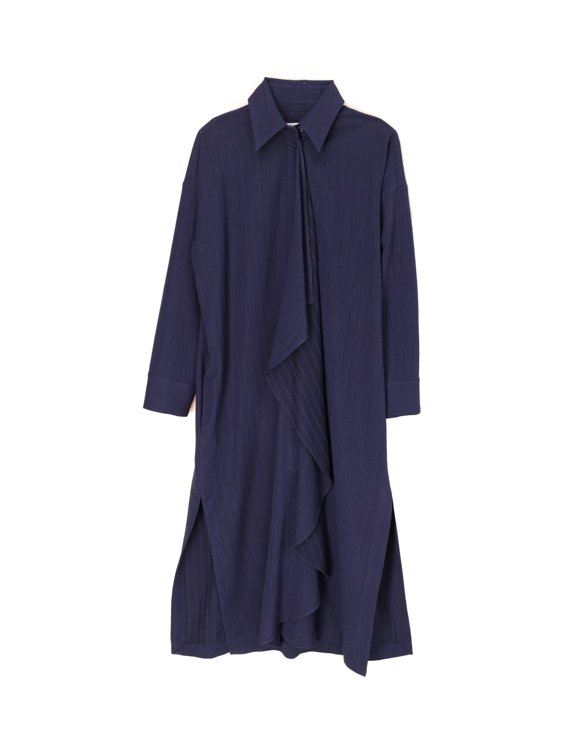 Odeeh Maxikleid mit Nadelstreifen-Design   marine 38