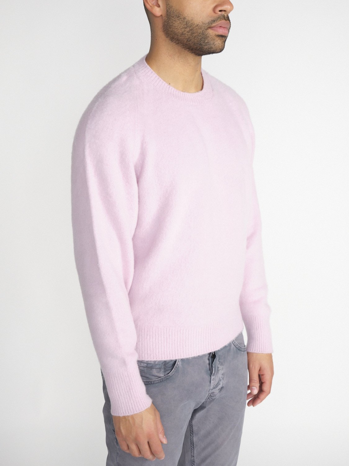 Avant Toi Extrem weicher Cashmere-Pullover 	  rosa M