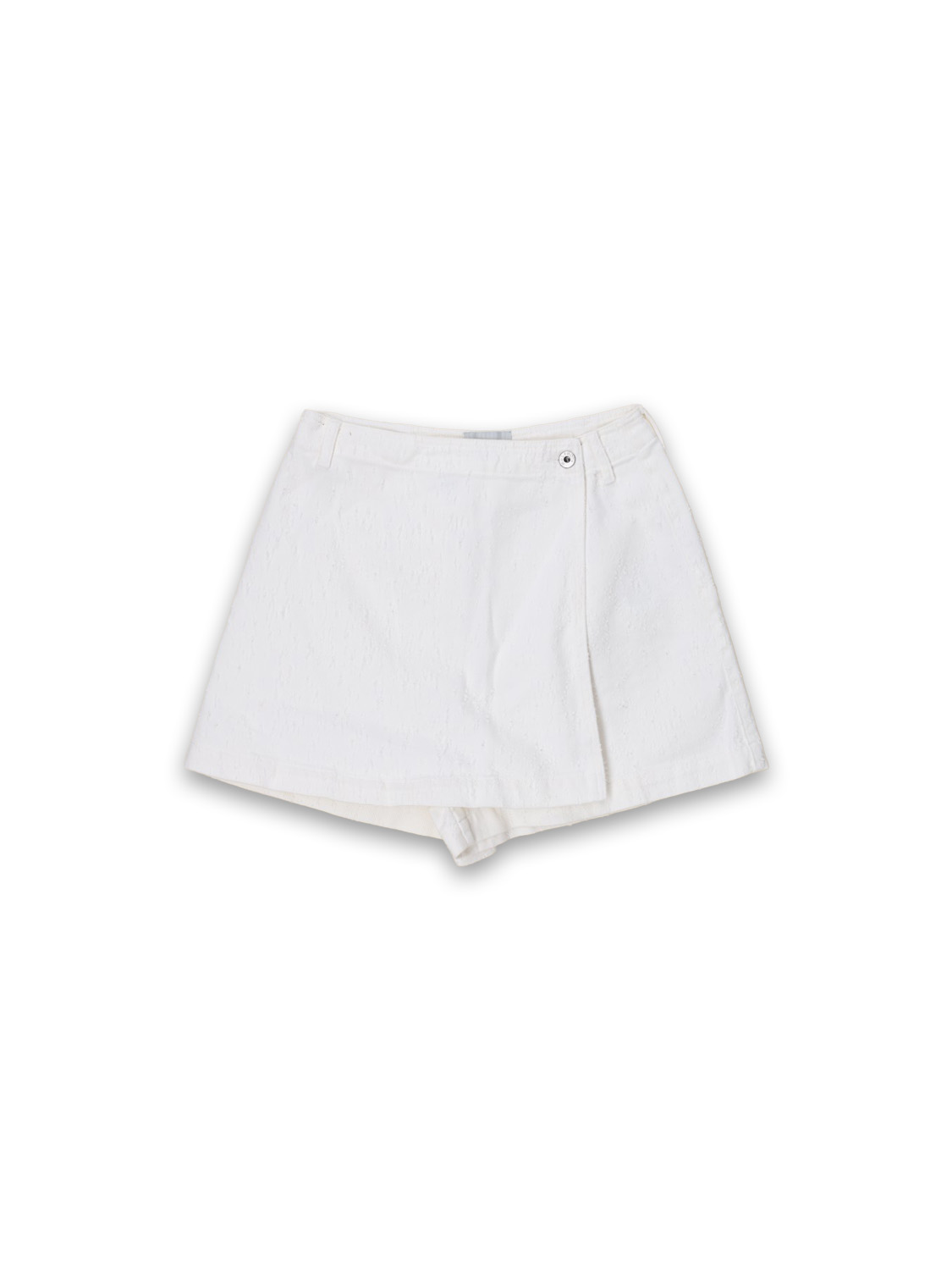 Halfboy Culotte in cotone testurizzato  bianco 26