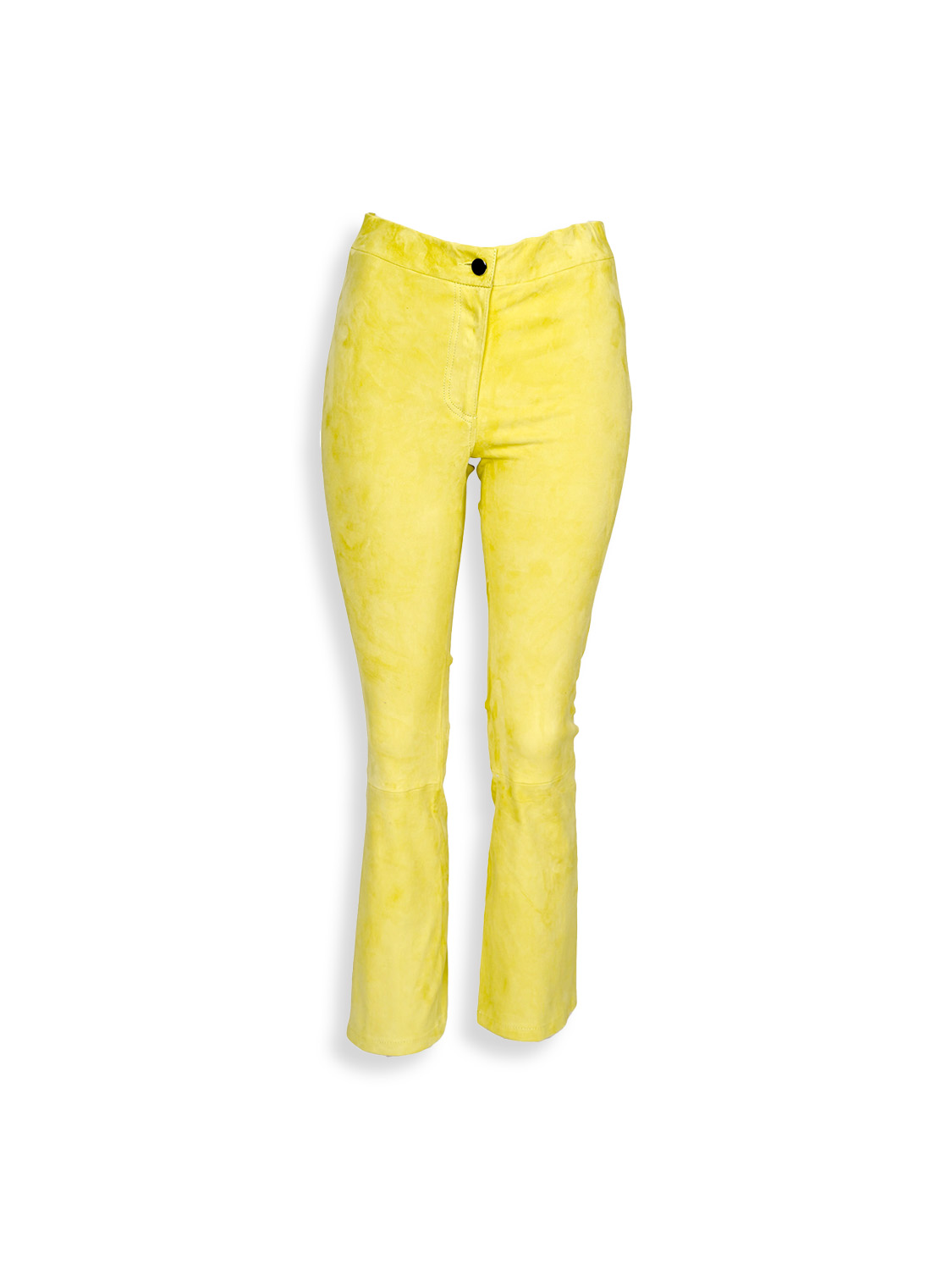 Lively - Leather trousers with flared leg