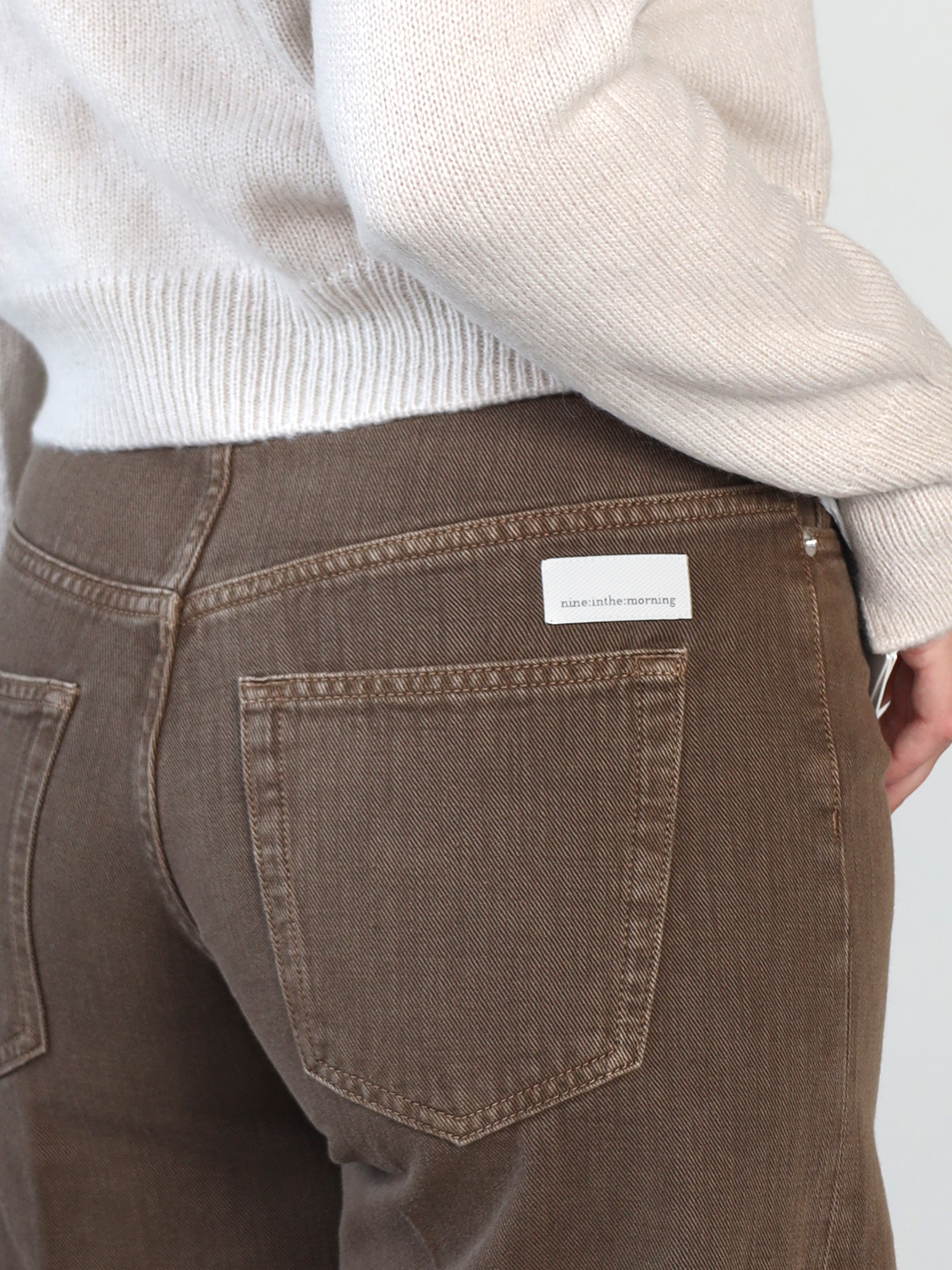 nine in the morning Nadia Palazzo - Jeans with wide leg brown 25 nine in the morning Nadia Palazzo - Jeans with wide leg brown 25