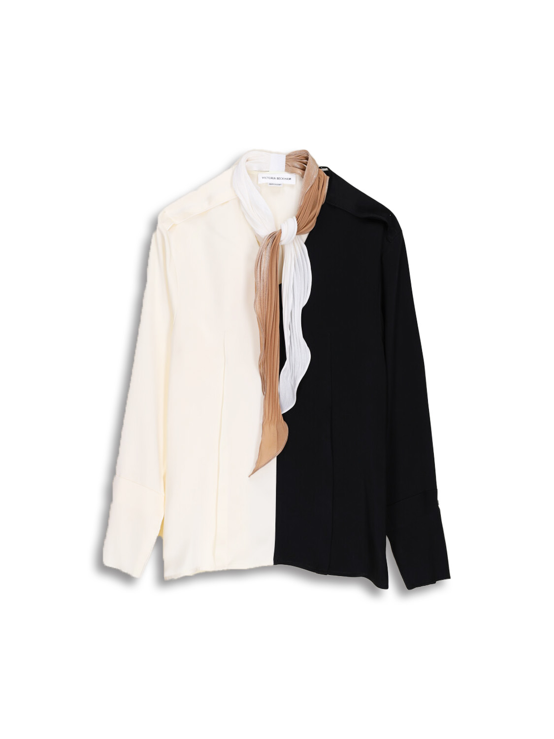 Long Sleeve Wrap - Long Sleeve Blouse with Colorful Separation
