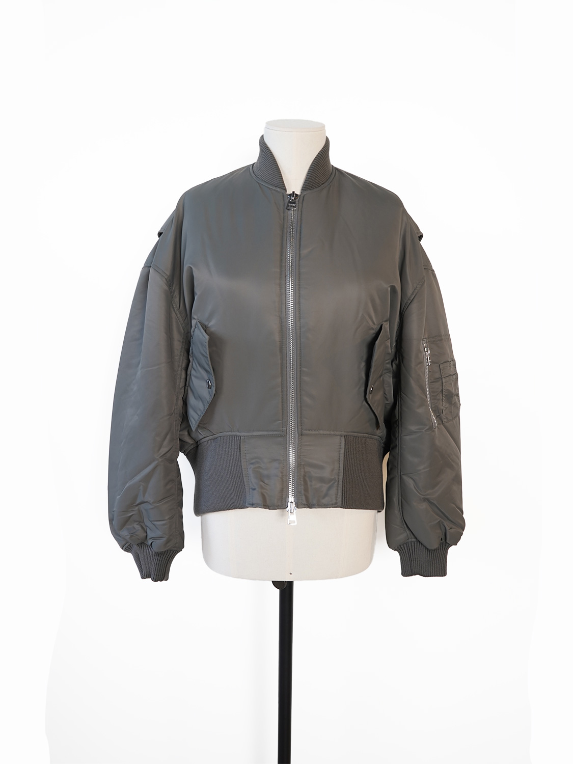 JW Anderson Oversized Curved - Bomber jacket grey XS