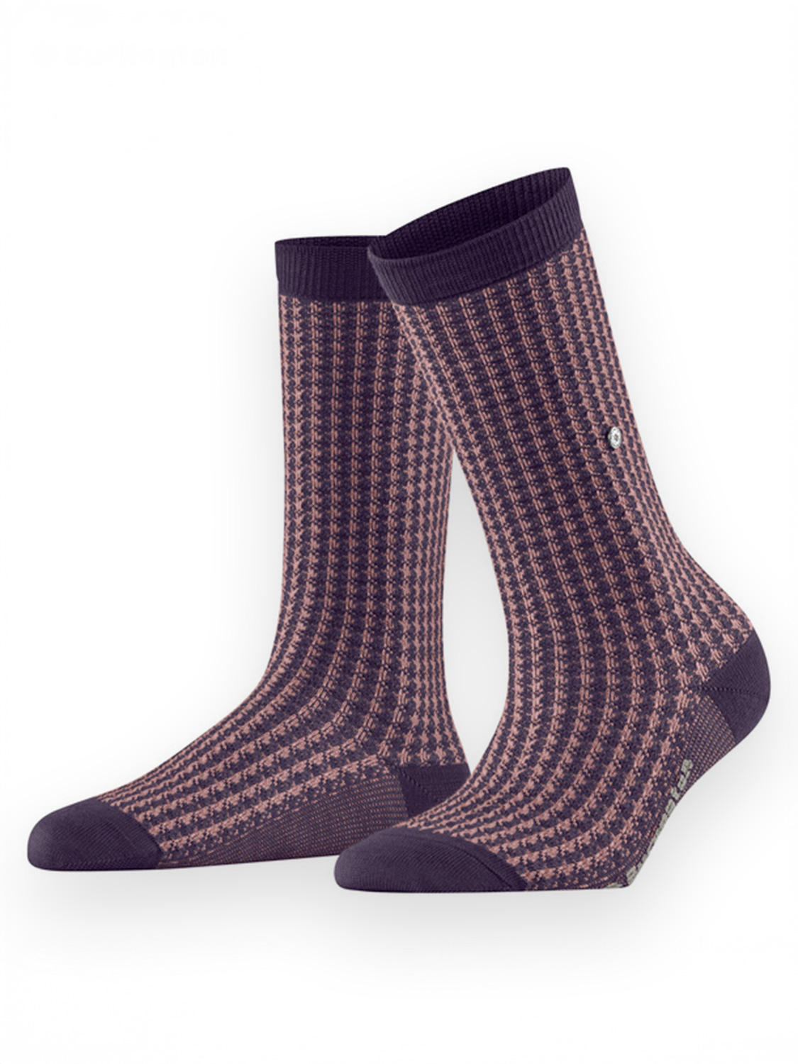 Burlington Pepita – Socks purple 36/41