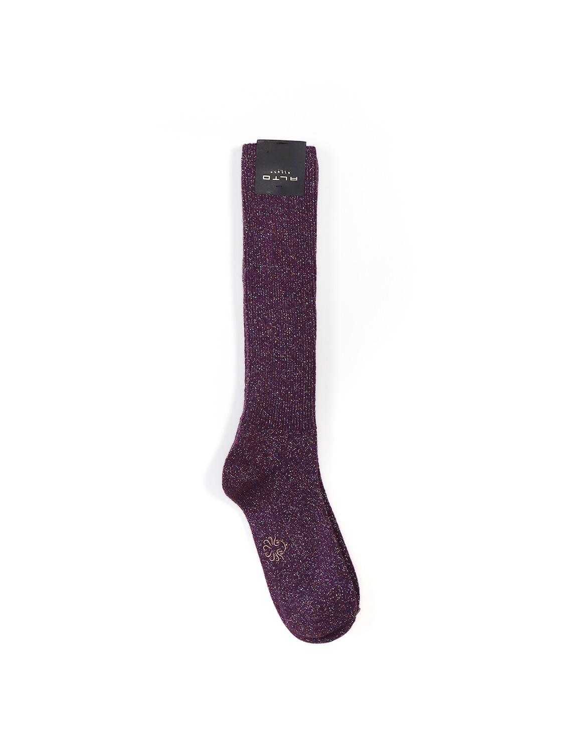 Paia –  Kniestrümpfe mit buntem Lurex    