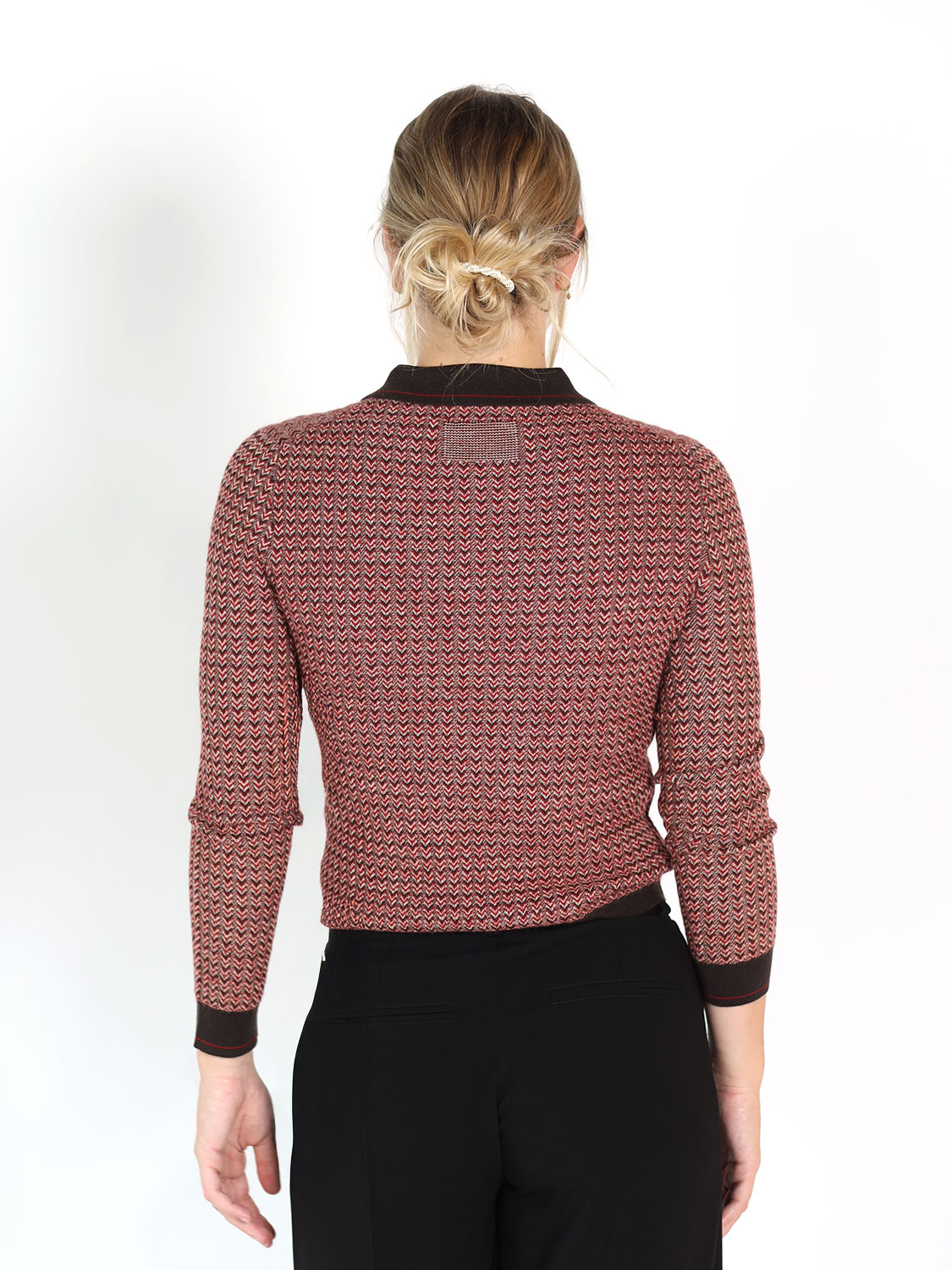 Guest in Residence Long-sleeved polo shirt  red XS
