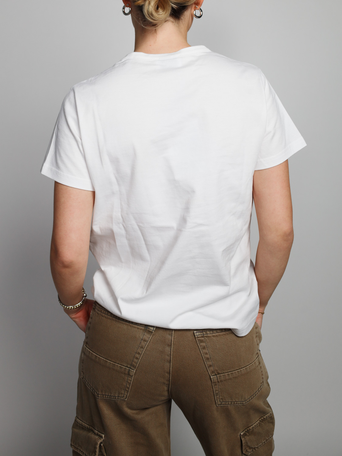 Barrie Thistle Logo – Shirt mit Cashmere Applikationen   bordeux XS